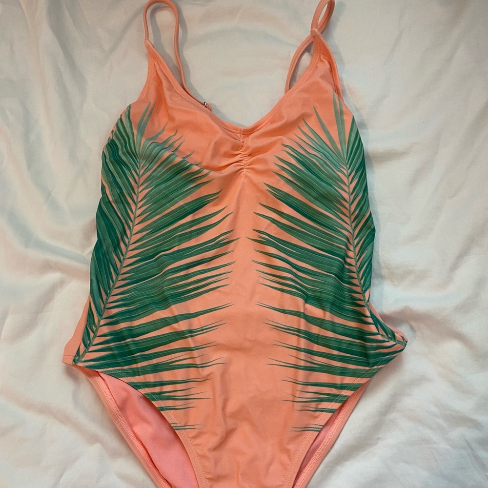 Palm Tree One piece bathing suit